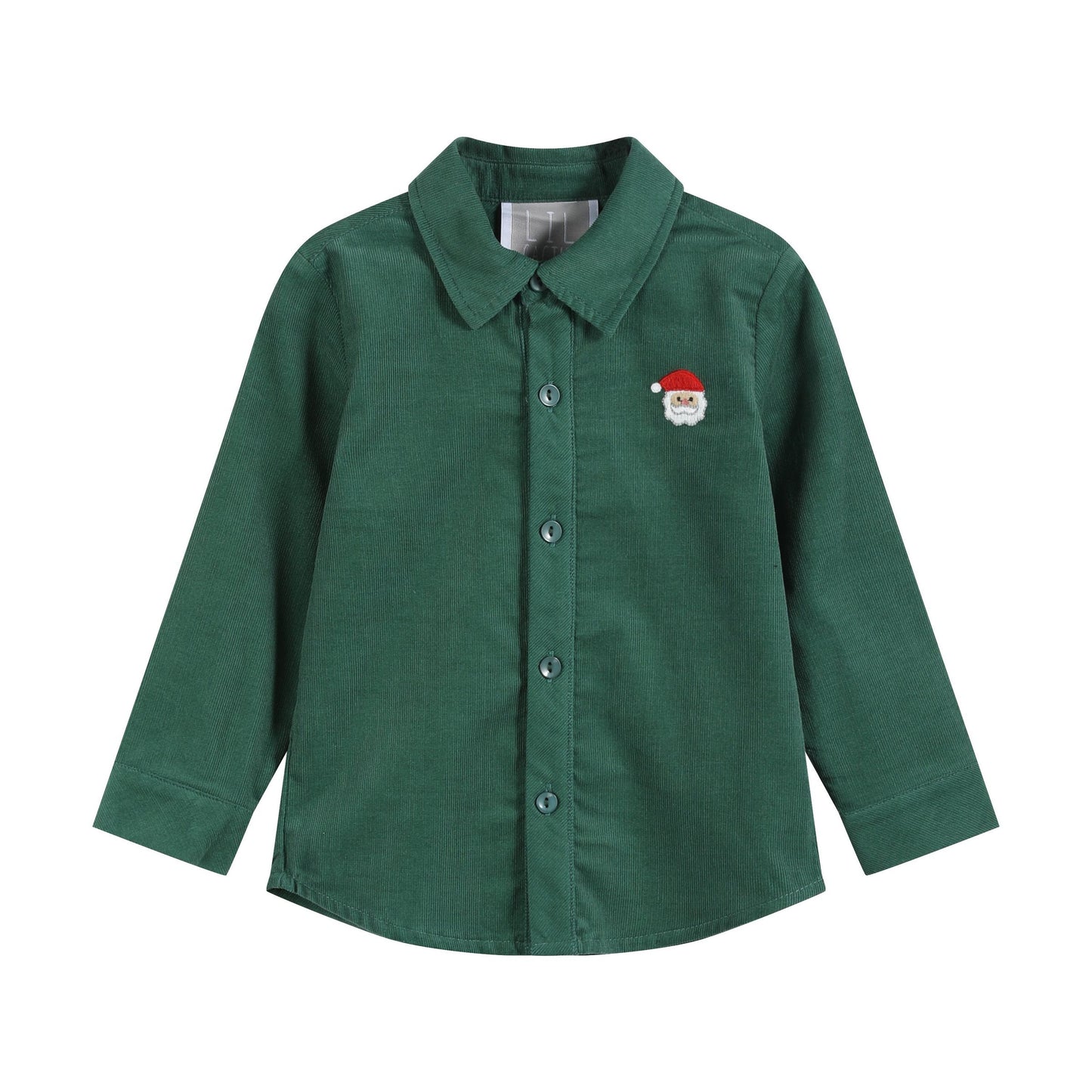 Corduroy Santa Shirt