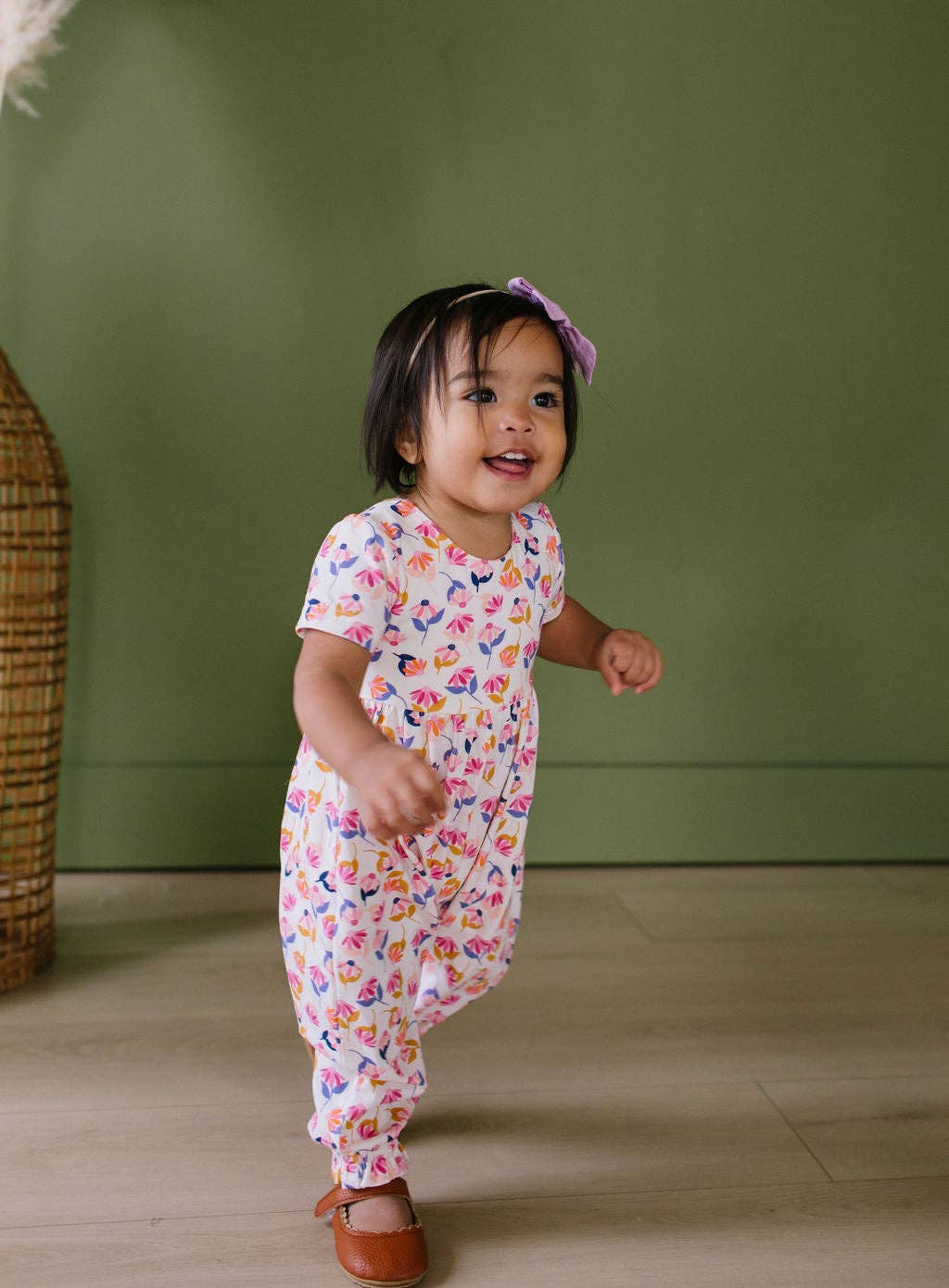 Rosie Romper in Autumn Bloom