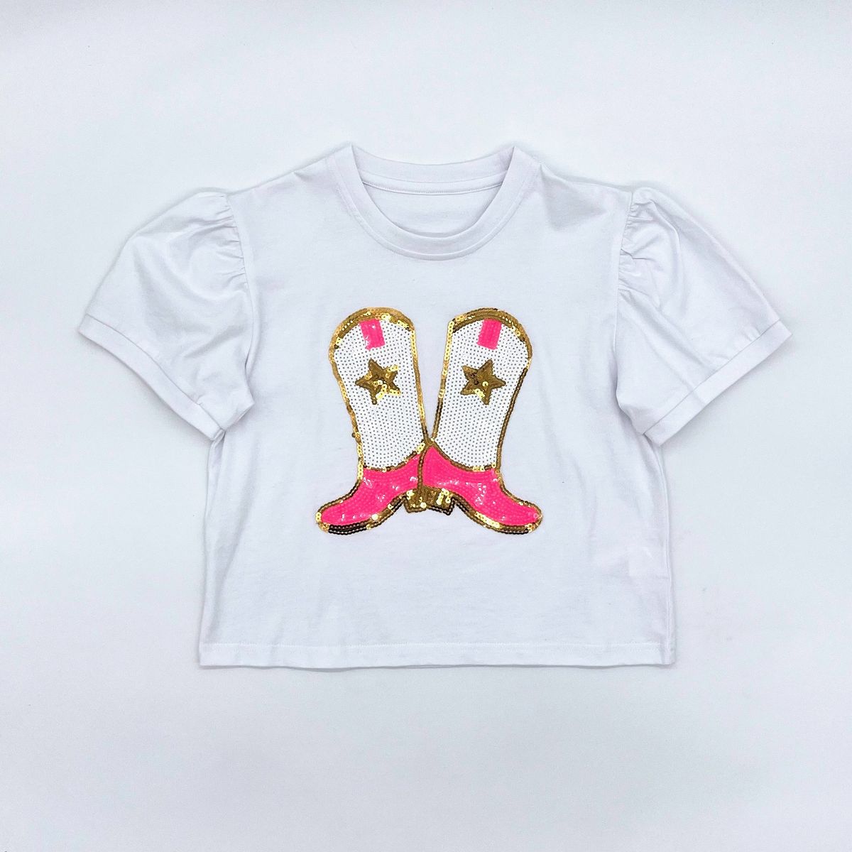 Neon Cowboy Boots Top