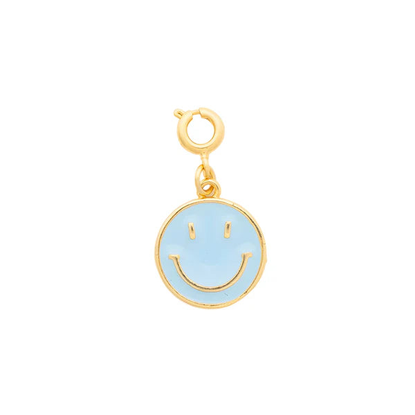 Sky Blue Smile Charm
