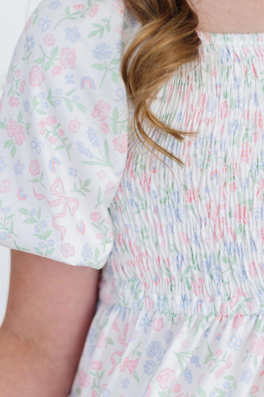 Spring Time Flower Twirl Dress