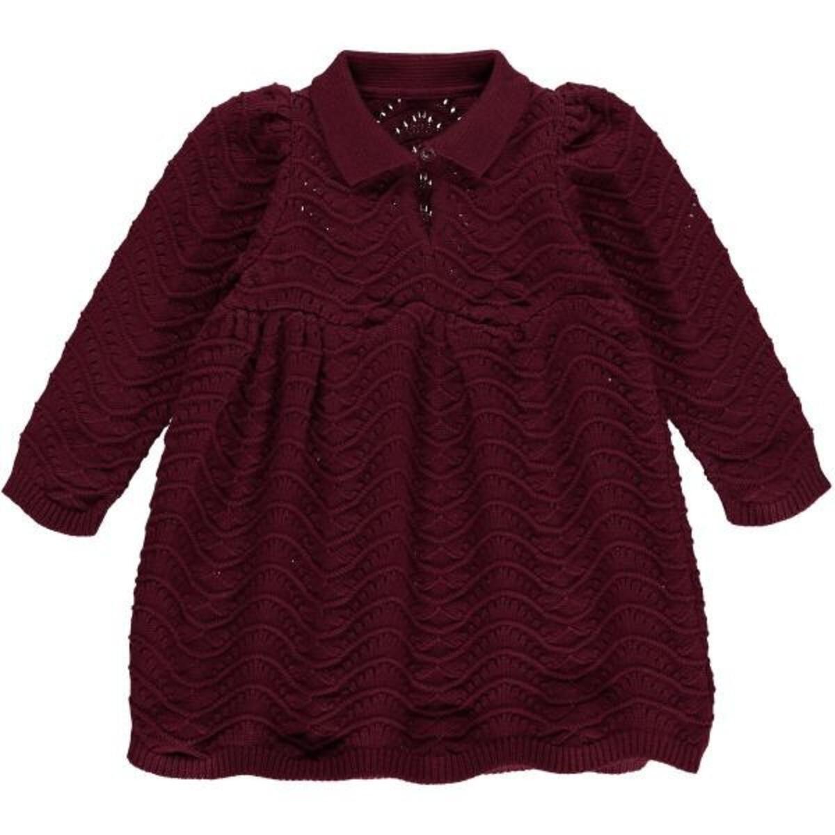 Cranberry Needle Knit Dress