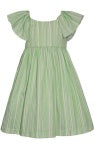 Green Strip Dress