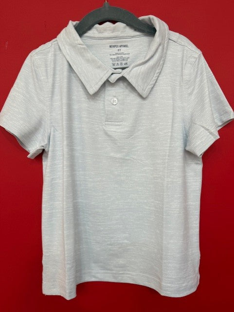 Grey Heather Polo Shirt