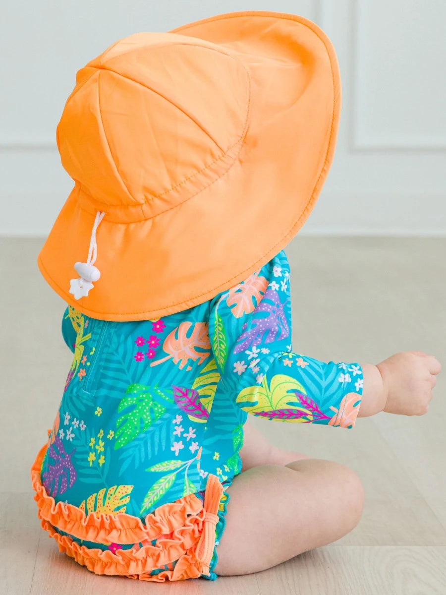 Neon Orange Sun Hat