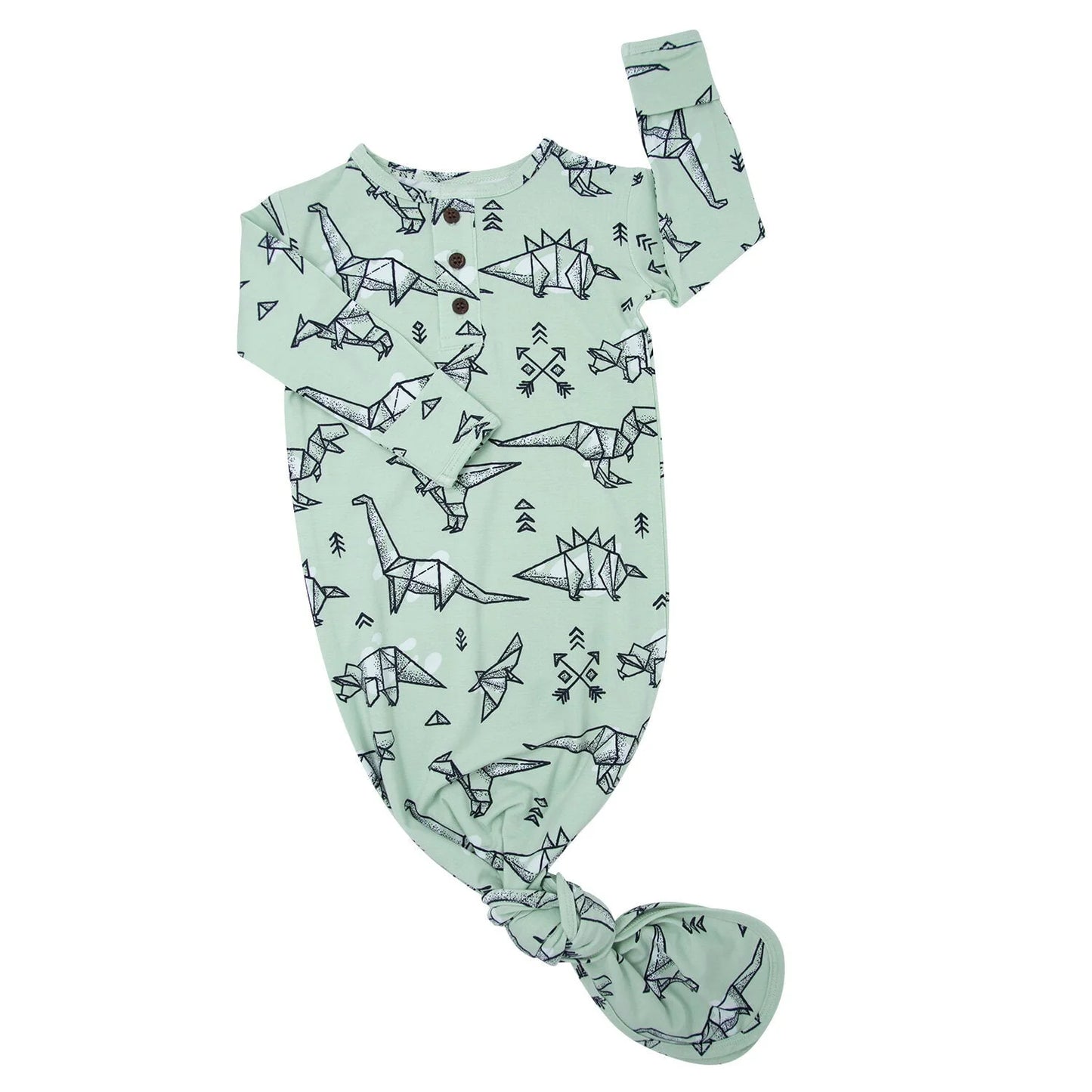 Origami Dino Knotted Gown