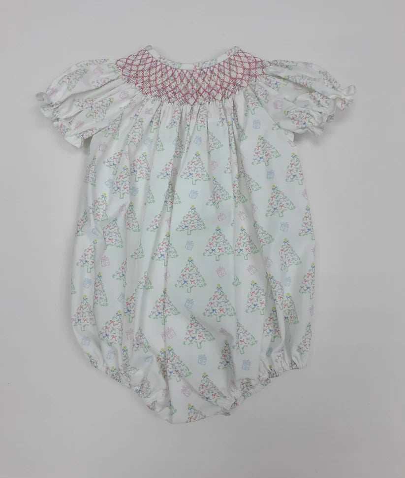 Christmas Pastel Smocked Bubble