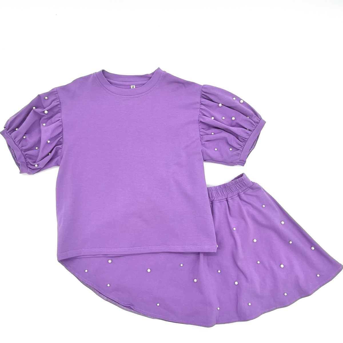 Purple Pearl Skort Set