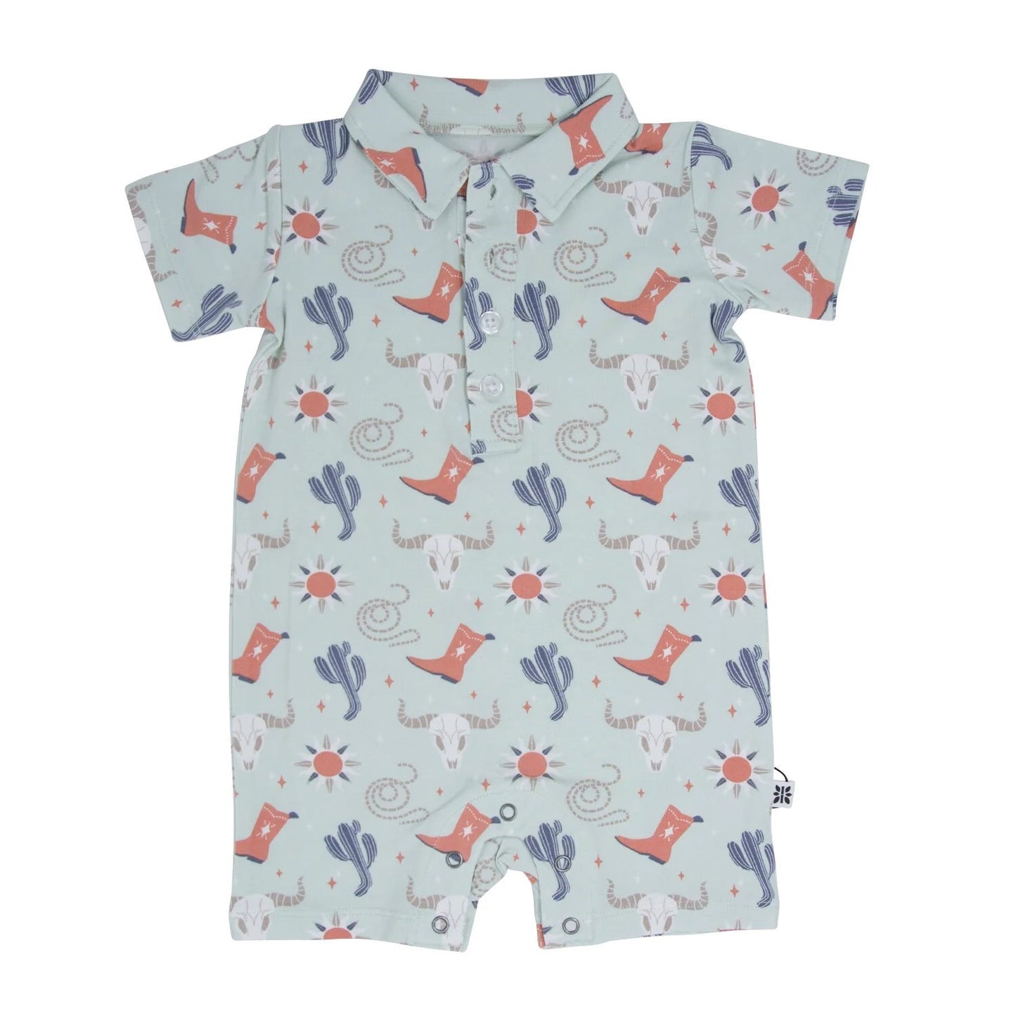 Dude Ranch Polo Romper