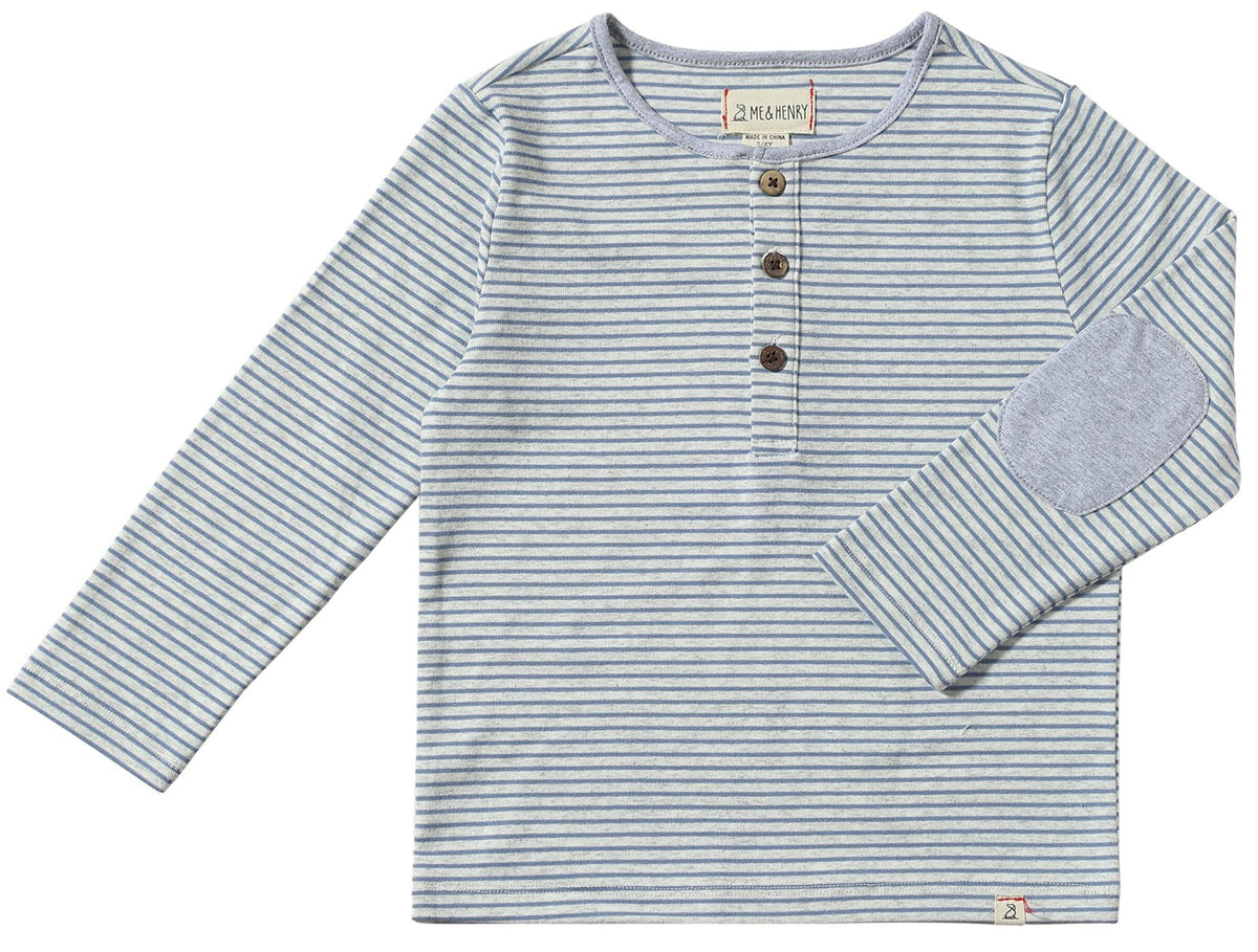 Royal Blue Striped Shirt