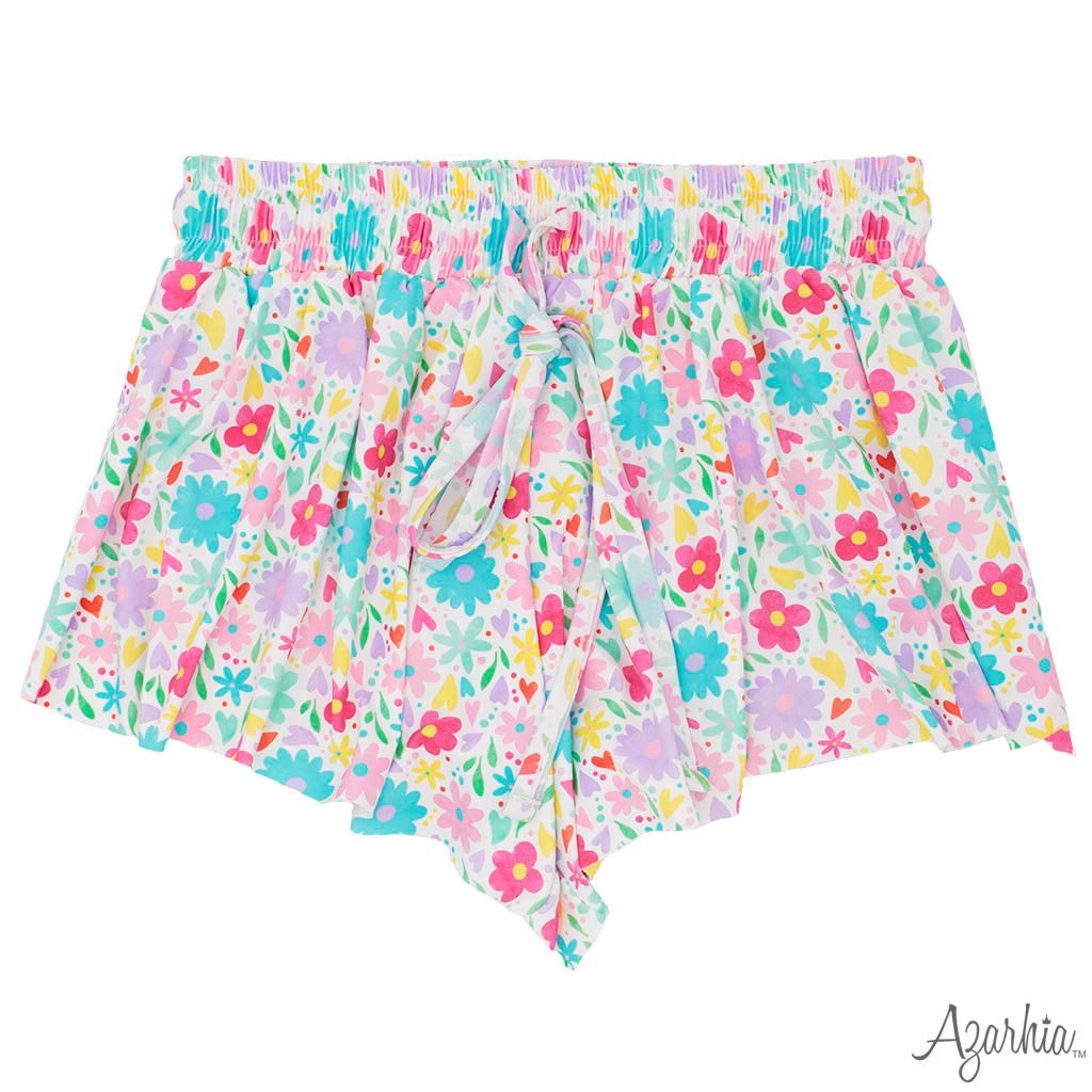Easter Floral Butterfly Shorts