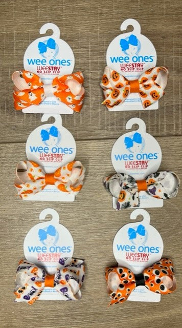 Mini Halloween Hair Bows