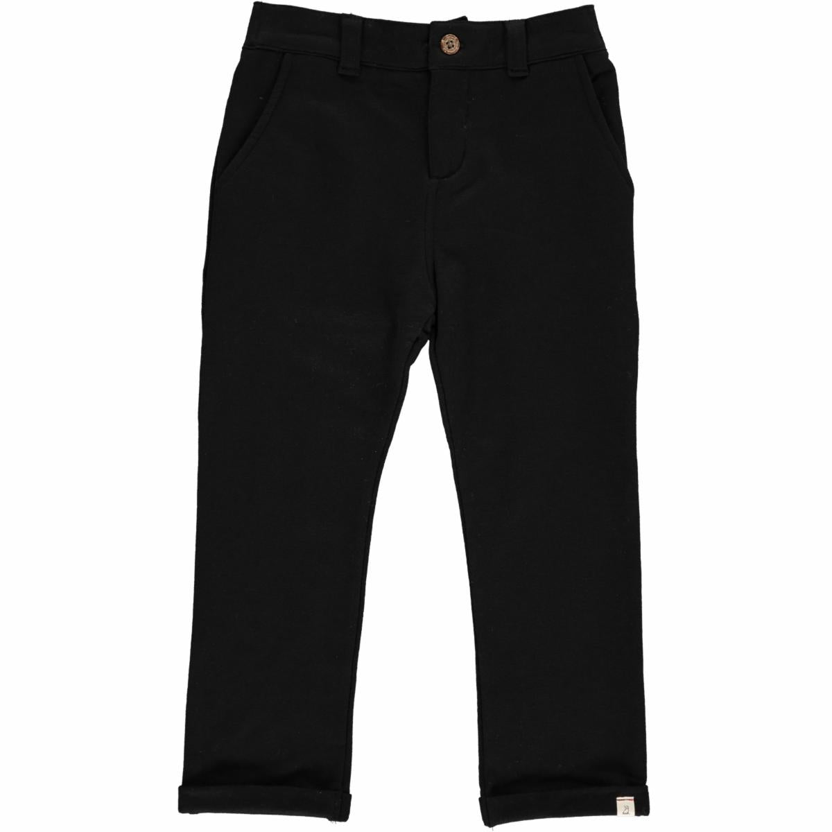 Black Jersey Pant