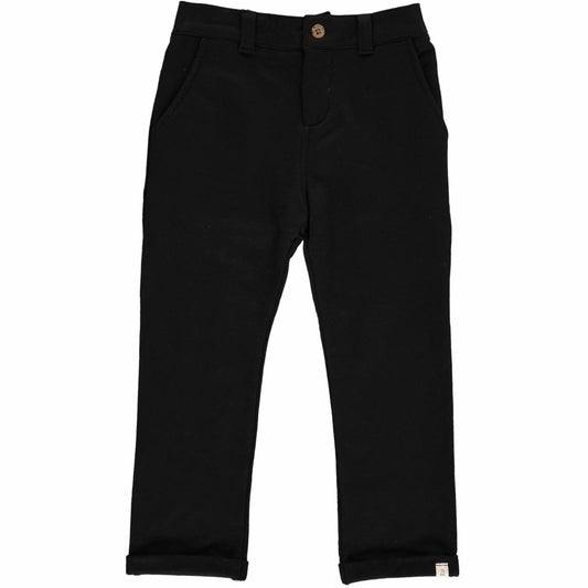 Black Jersey Pant