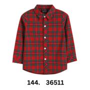 Red and Green Tartan Button Up