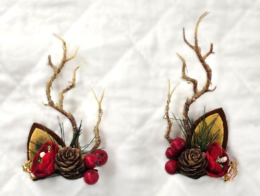Reindeer Antlers with Ears