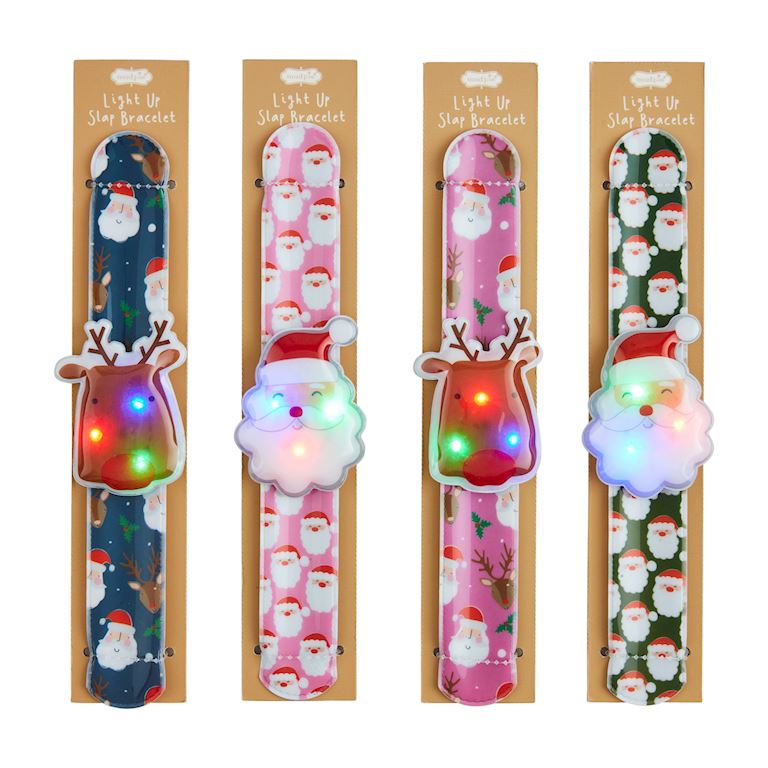 Holiday Light Up Snap Bands