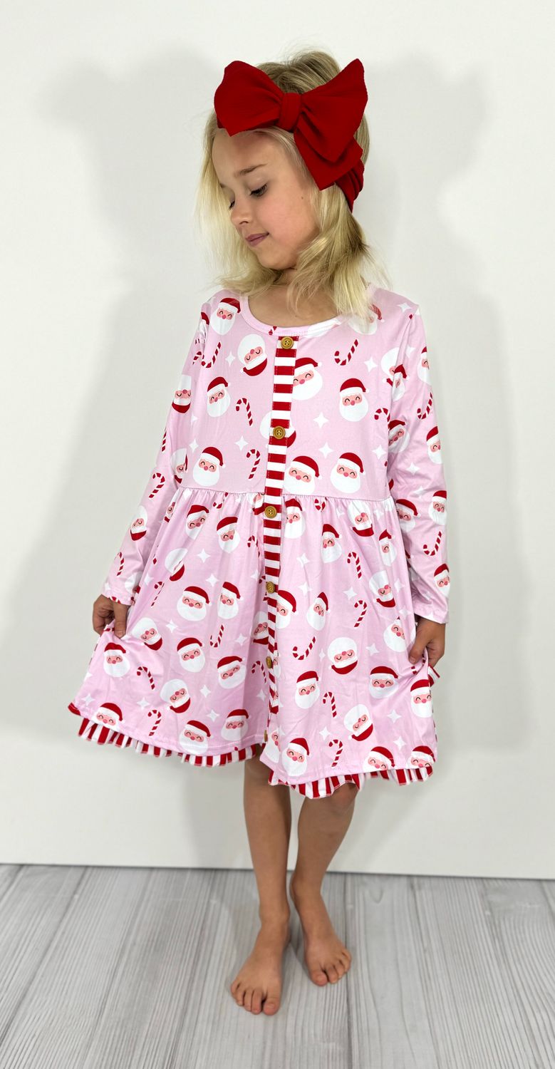 Candy Cane Claus Dress