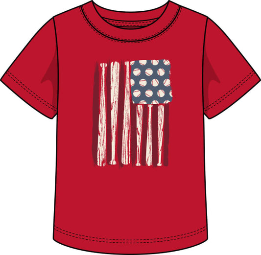 Baseball Flag Tee