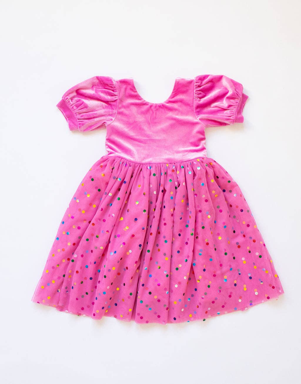 Diana Dress in Bubblegum Confetti