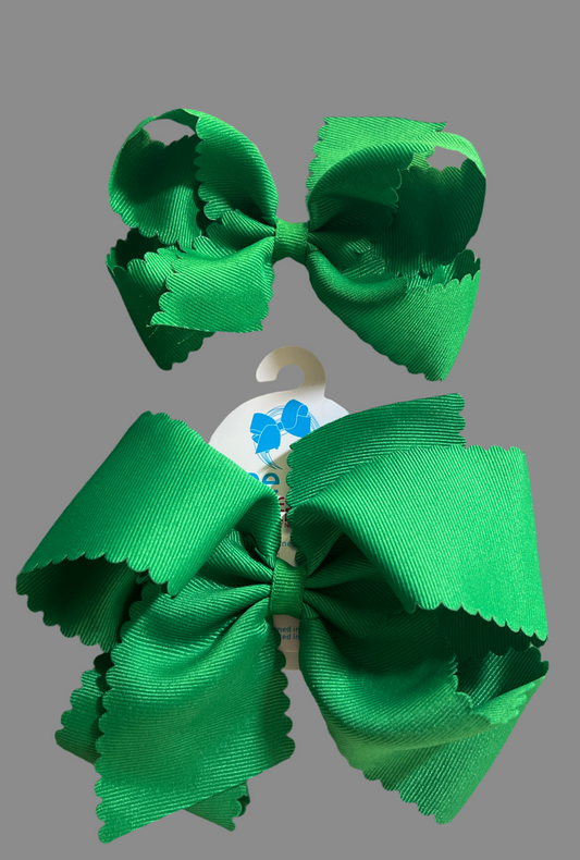 Kelly Green Hair Bows