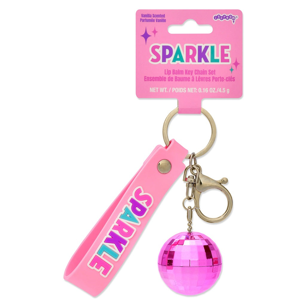 Sparkle Lip Balm Key Chain