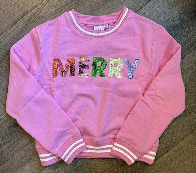 Merry Sequins Sweatshirt