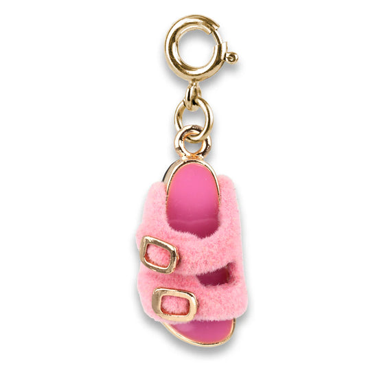 Furry Pink Sandel Charm