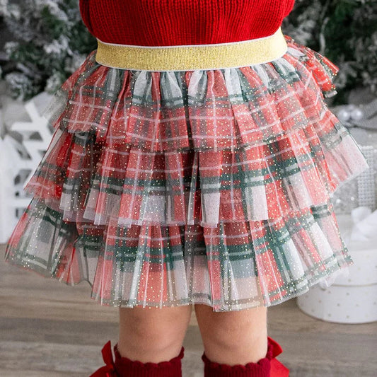 Christmas Plaid Tutu