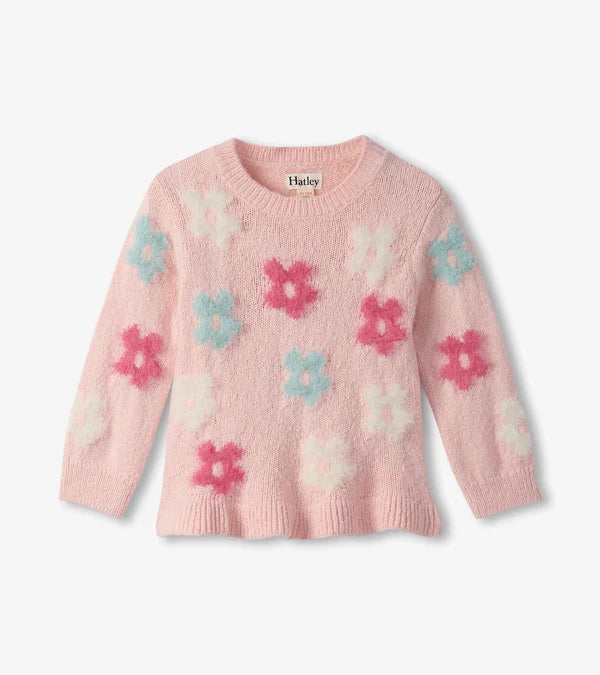 English Rose Flowers Sweater