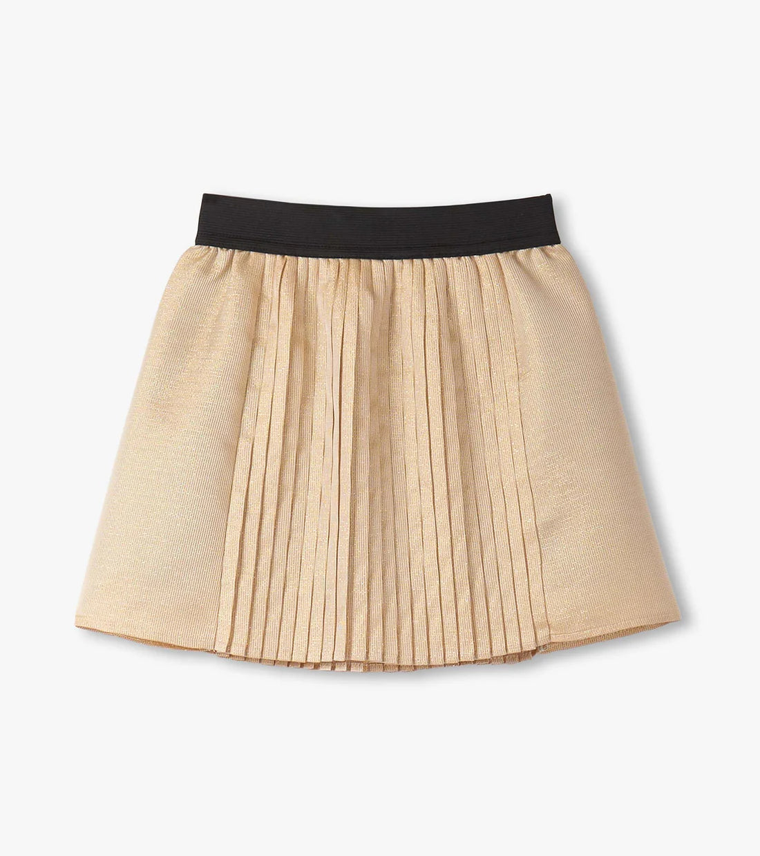 Gold Pleated Skirt