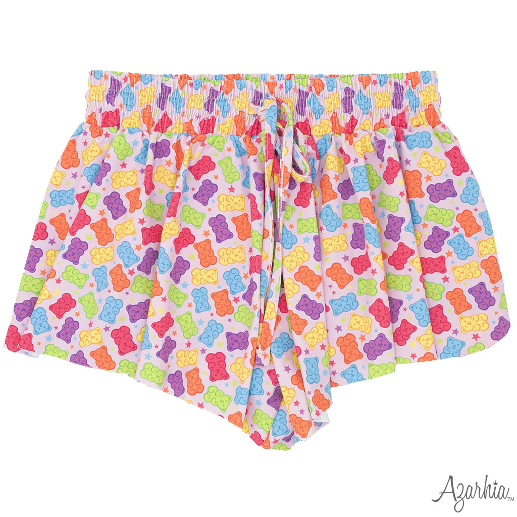 Gummy Bear Butterfly Flowy Shorts