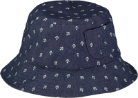 Chambray Anchor Woven Hat