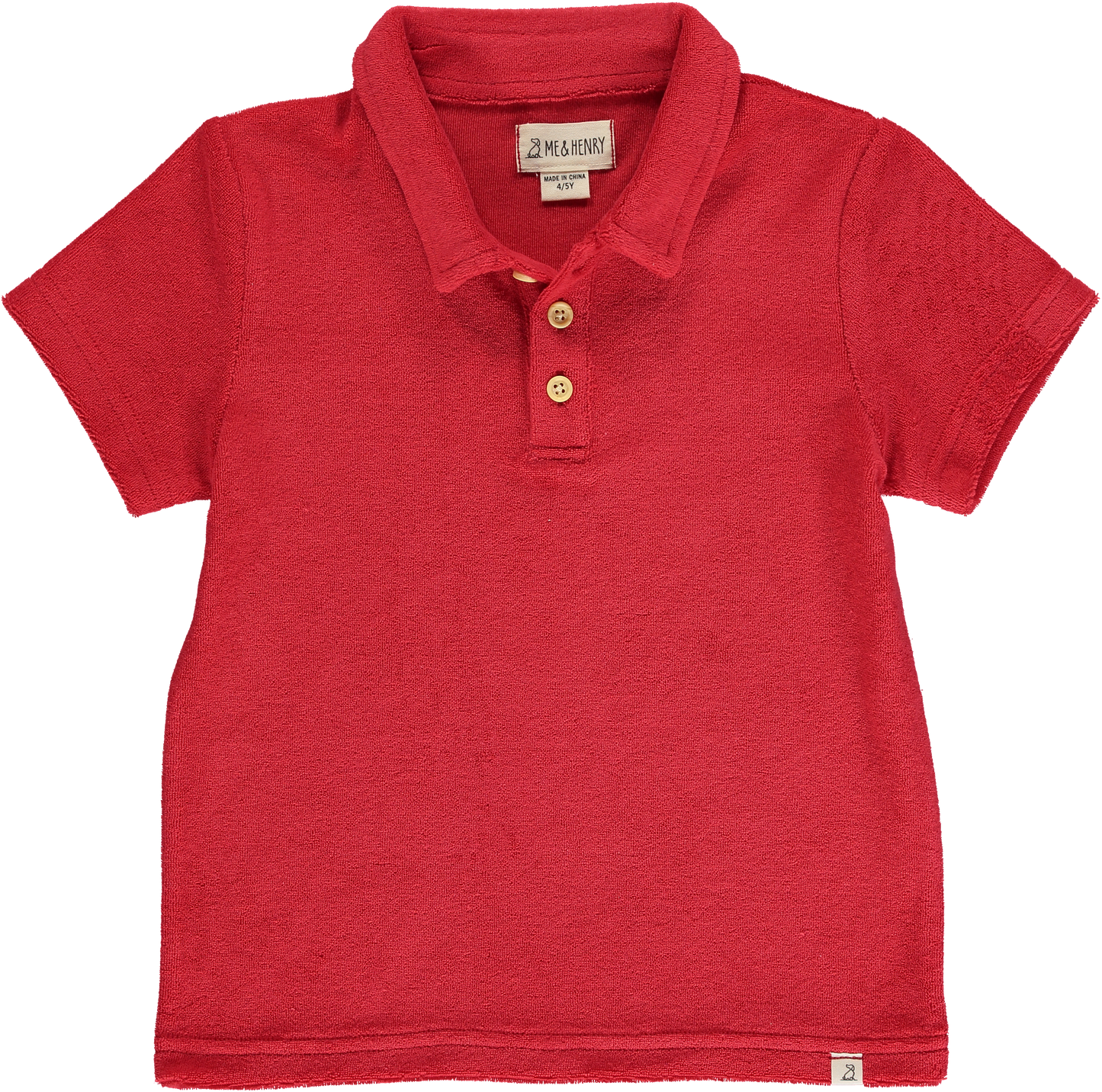 Red Terry Polo