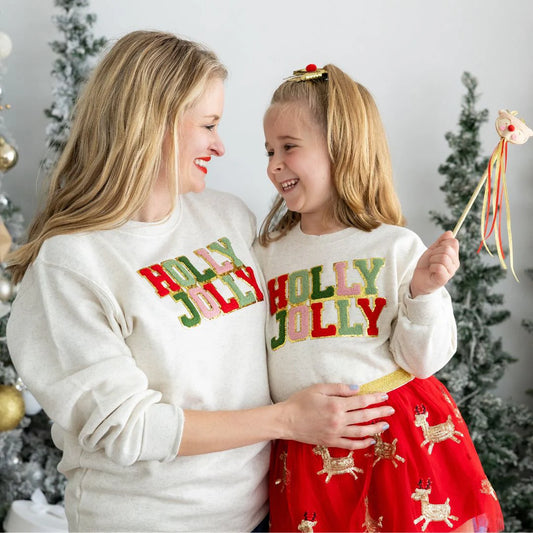 Holly Jolly Sweatshirt - Mommy & Me