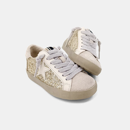 Paula Gold Glitter Toddler Shoes