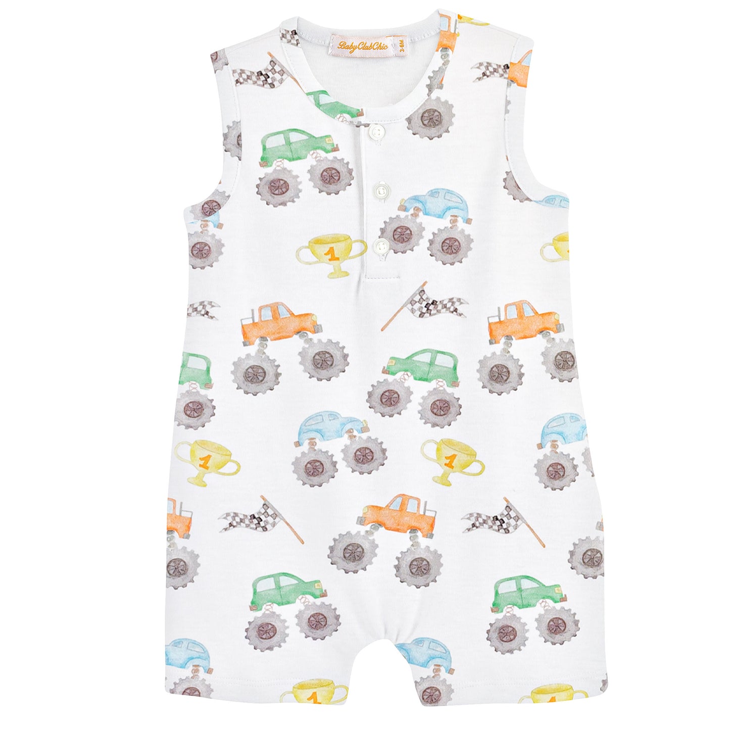 Monster Trucks Romper