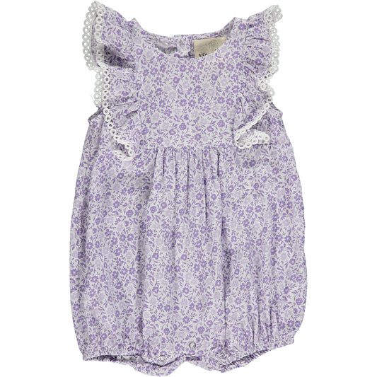 Lavender Ditsy Romper