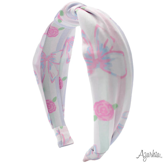 Water Color Bow Headband