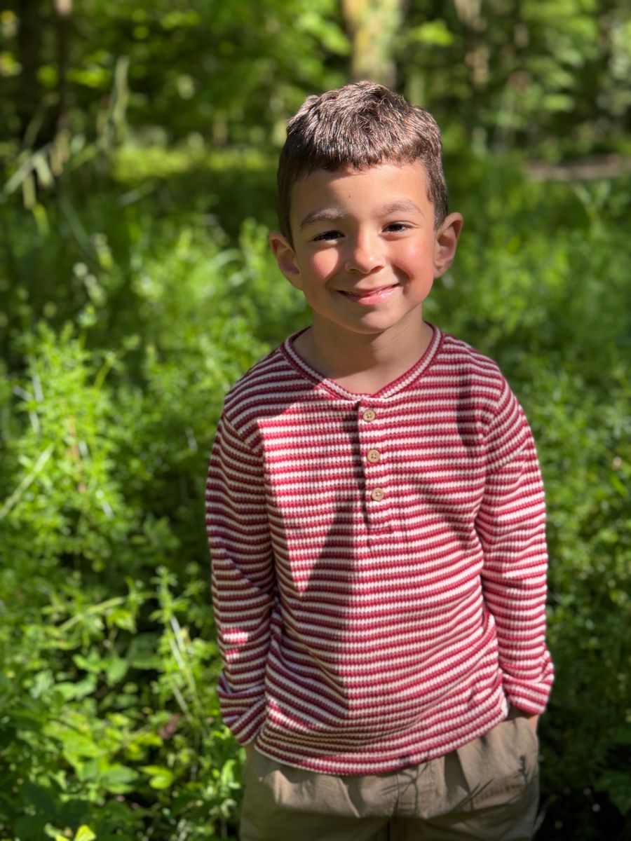 Adams Ribbed Henley Shirt