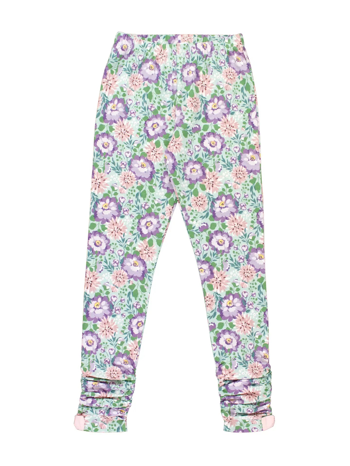 Alpine Floral Ruche Bow Legging