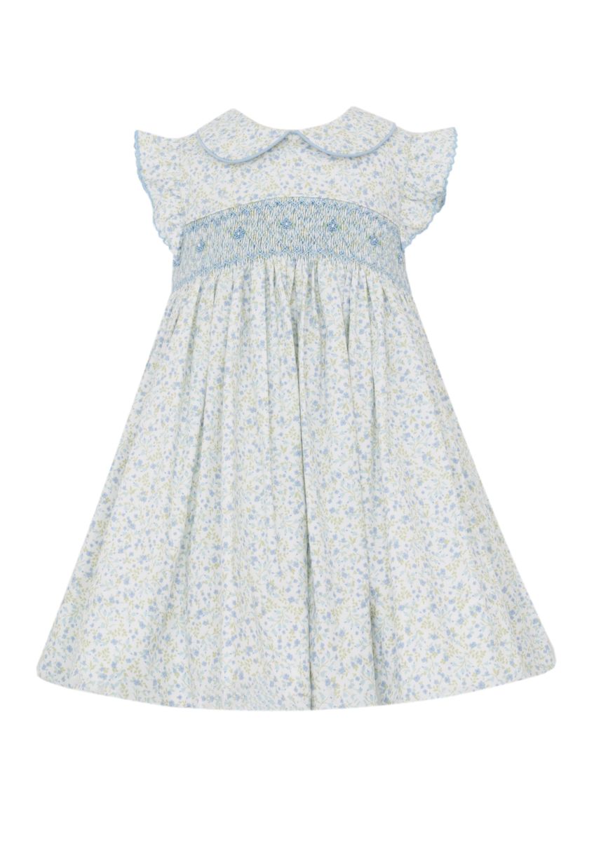 Amelia Blue Floral Dress