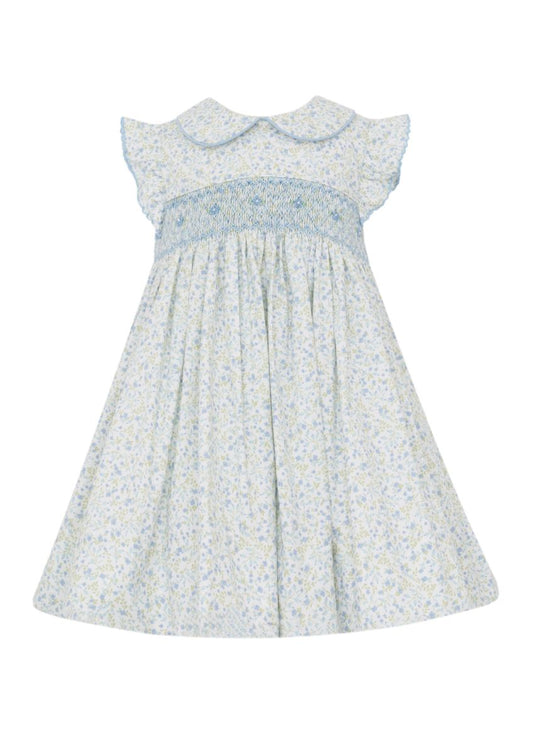 Amelia Blue Floral Dress