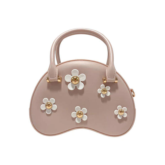 Nude Floral Purse