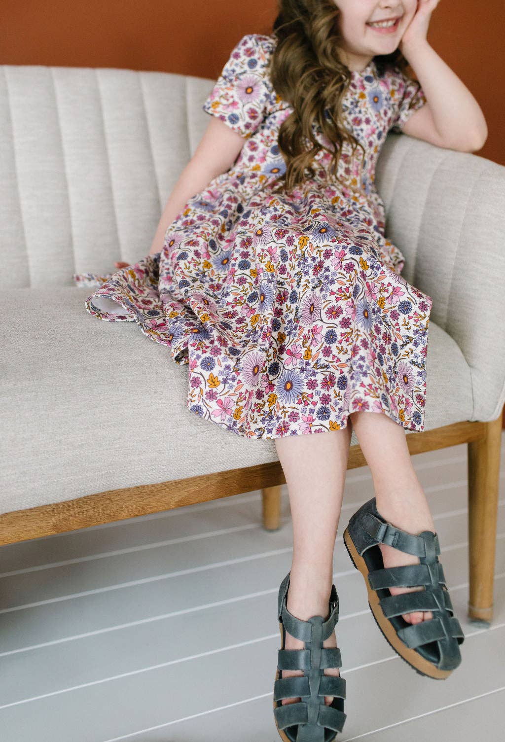 Plum Fields Twirl Dress