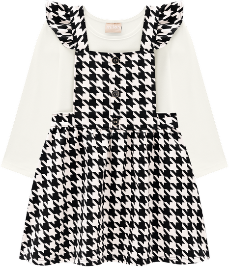 Houndstooth Jumper Set