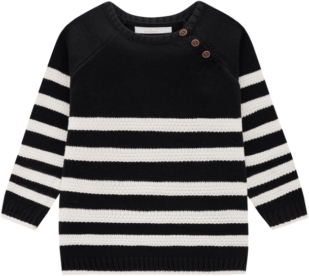 Black and White Striped Sweater