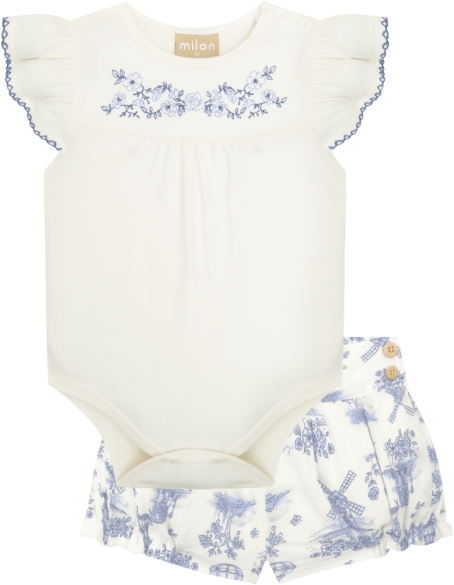 Blue Toile Outfit