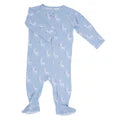 Blue Rudolph Zipper PJ's