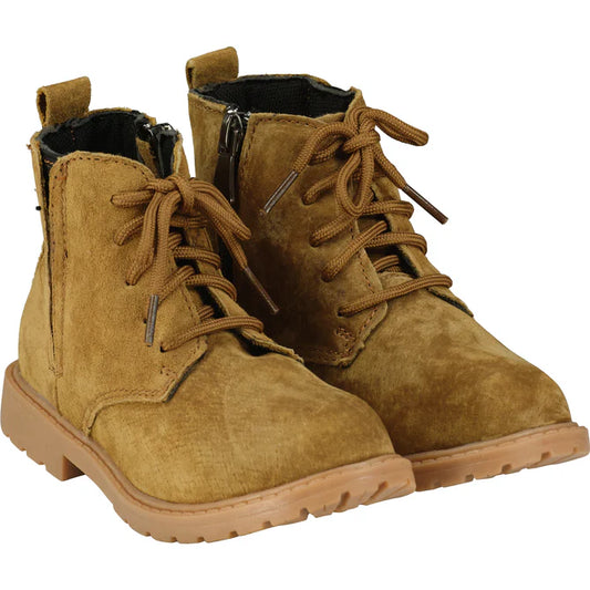 Tan Suede Rumble Boots